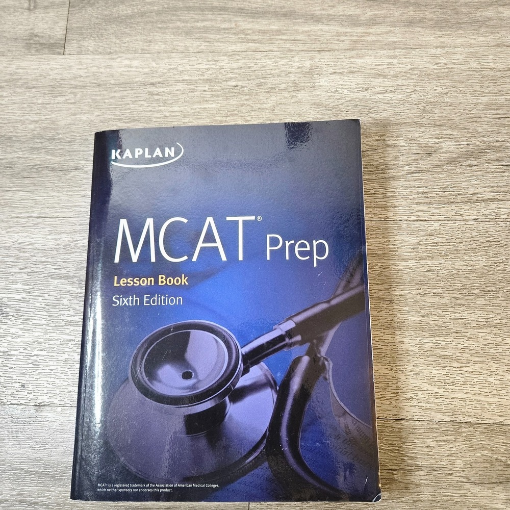 Kaplan MCAT  Book Lesson Prep (6th Edition-2019)  Lightly Used